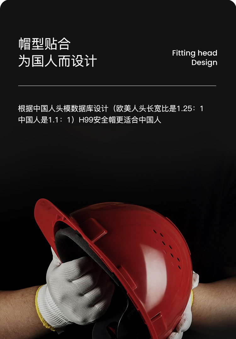 霍尼韋爾H99RA106S ABS湖藍色安全帽 H99S系列帶透氣孔9