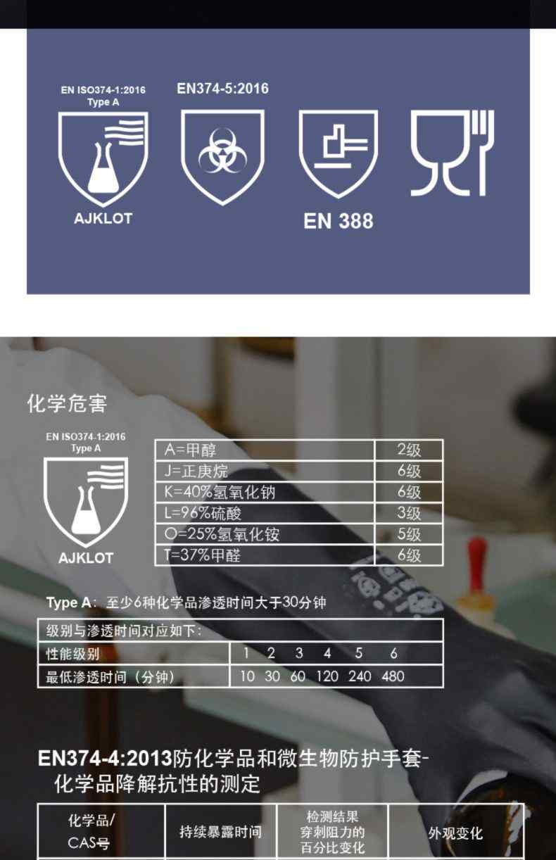 雪蓮21131丁腈絨里直邊袖口鉆石紋防護手套2.jpg